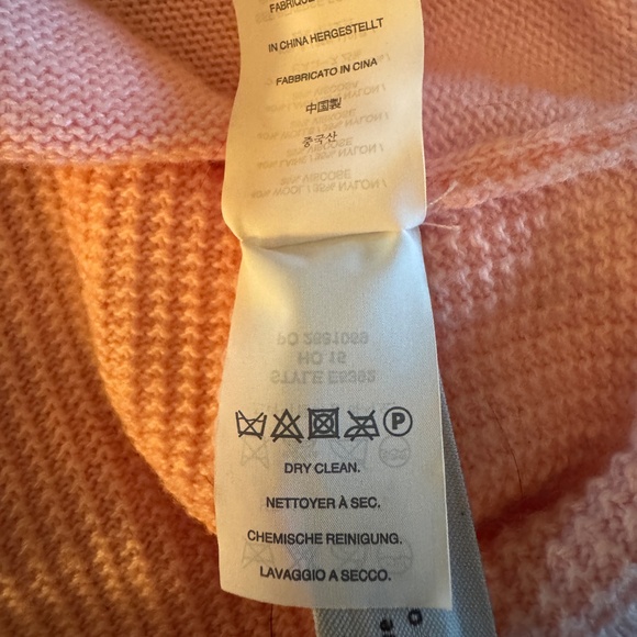 J. Crew Pink V Neck Tunic Sweater Wool Blend E5392 - Sz XXS - Picture 7 of 9